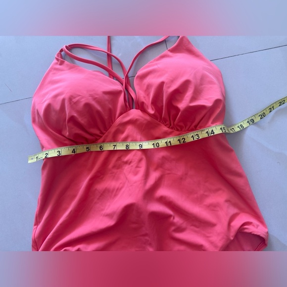 Bathing suits plus size 18  swimsuit for all orange  beach pool cruise - Picture 12 of 16